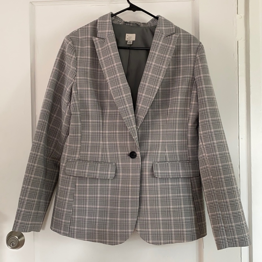 A New Day Plaid Blazer